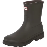 Gummistiefel HUNTER "UNISEX DOWNPOUR SHORT BOOT", Herren, Gr. 39, chocolate braun, Synthetik, Schuhe Gummistiefel, wasserdicht