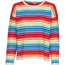 Baumwoll-Pullover, Streifen natur, 44/46