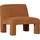 Woood Sessel Lavid Webstoff 74 x 73 x 84 cm Orange