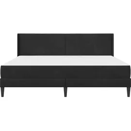 vidaXL Modernes Bett 200 x 200 cm Schwarz