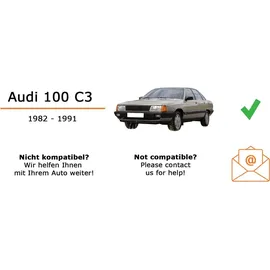 JUST SOUND best choice for caraudio Autoradio Einbaupaket Pioneer MVH330DAB passend für Audi 100 C3 | Bluetooth Telefonieren
