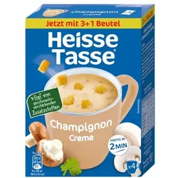 Heisse Tasse Instant-Suppe »Champignon Creme« - 4x 13,8 g beige