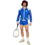 Metamorph Kostüm 80er Jahre Tennisstar, You cannot be serious: die Wiederkehr von John McEnroe blau 58