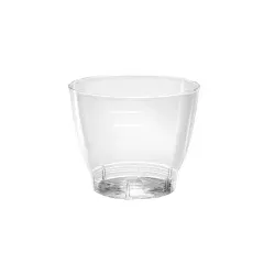 DUNI Einweggeschirr, Portionsglas, Crystallo, BioPak 194653 , 1 Karton = 40 Beutel à 40 Stück