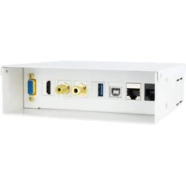 NANOCABLE 10.35.0003 - Multimedia Wandanschlussdose VGA+HDMI+JACK3.5+RCA+USB3.0+USB2.0+2xRJ45, weiß
