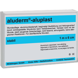 Aluderm aluplast Wundverb.Pfl.6 cmx1 m elast. 1 St