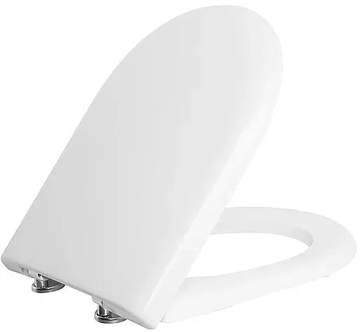 WC-Sitz Laco, Softclose, aus Duroplast, Edelstahlscharnier, weiß - 93 102 54