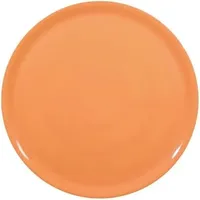 HENDI Pizzateller, Porzellan, Muster: einfarbig, Geschirrspüler und Mikrowellen geeignet, ⌀330mm, orange (Packung mit 5)