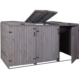 MCW Mülltonnenverkleidung H74 237 x 126 x 98 cm grau