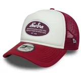 New Era Trucker-Kappe Oval Foam Patch rot/weiß Einheitsgröße