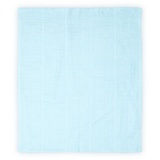 Lorelli Babydecke, Kuscheldecke Baumwolle, Größe 75 x 100 cm, ab Geburt, Farbe:blau