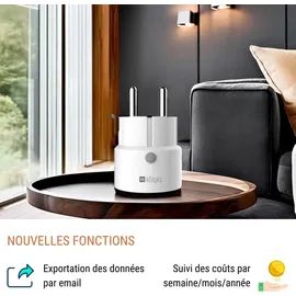 KONYKS Mini-Steckdose 16 A Schwarz