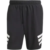 adidas Men's Stripes Swim Shorts 8" INCH, black/white 3XL