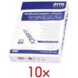 OTTO Office 10x Multifunktionales Druckerpapier »CLASSIC« grau