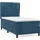 vidaXL Boxspringbett 100 x 200 cm Dunkelblau