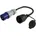 Systafex Kabel Adapter Stecker IP44 spritzwassergeschützt I H07RN-F 3G2 5 I 230V 16A 3-polig I 3 500W für Camping Caravan und Wohnwagen