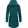 Ragwear Damen Langer Wintermantel wasserdicht in Kord-Optik warmer Steppmantel mit Samt-Haptik Pavla Cordy YOUMODO Ocean Green Gr. 3XL - 3XL