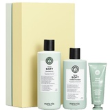 Maria Nila True Soft Holiday Box - Shampoo 350 ml + Conditioner 300 ml + Booster Masque 50 ml