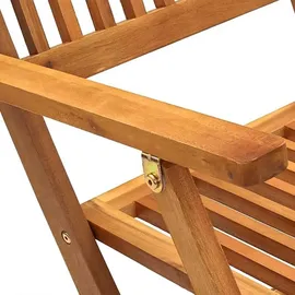 vidaXL Garten-Essgruppe 5-tlg. braun klappbar