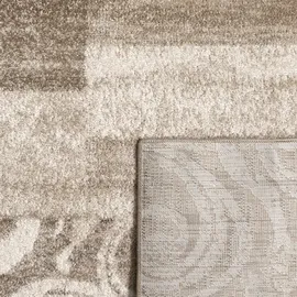 Paco Home Designerteppich für Wohnzimmer Inneneinrichtung Teppich Meliert Beige braun