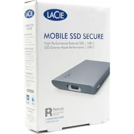 LaCie Mobile Secure 2 TB USB 3.2 Gen 2 grau STKH2000800