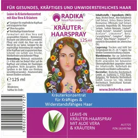 Bioherba Haarspray mit Aloe Vera & Kräutern 125 ml