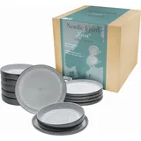 CreaTable Nordic Fjord Tafelservice 12-tlg. grau