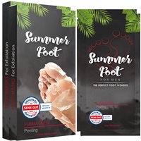 Summer Foot 2 Paar Hornhaut-Socken for men - Hornhaut Fußmaske für Männer - Hornhaut Entfernung - Maske für weiche Füße - Fußpflege - dermatologisch getestet