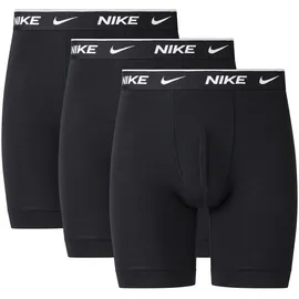 Nike Dri-FIT Essential Cotton Stretch Long Boxer Briefs black S 3er Pack