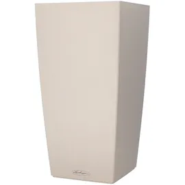 LECHUZA Cubico Color 22 Komplettset 22 x 22 x 41 cm sandbraun