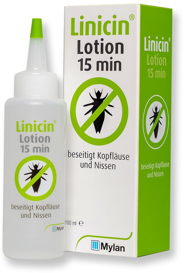 Linicin Lotion (100 ml) - Läusemittel zur Behandlung von Kopfläusen 100 ml 100 ml Lotion