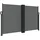 furnicato Seitenmarkise 140 x 600 cm Anthrazit Polyester