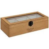 Atmosphera Schmuckkästchen, Be Vintage, 3 Fächer, 25 X 6,8 X 10,5 cm,