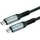 Value USB-C auf USB-C 0,8 m Schwarz