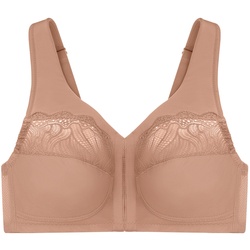 GLAMORISE MagicLift Vorderverschluss-BH für natürliche Form - Cappuccino Unterwäsche   Damen