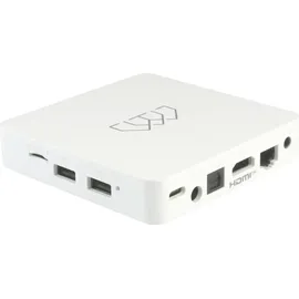 Homatics Box R Lite Android TV Mediaplayer Weiß 4K UHD, 5GHz WiFi, Bluetooth, Sprachfernbedienung)