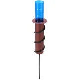 Cocoarm Regenmesser, Kupfer-Regenmesser, Schwimmend, Genaue Regenmessung, Leicht Ablesbar für die Garten- und Landschaftsgestaltung (Gerader Einsatz)