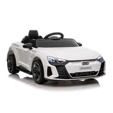 ES-Toys Kinder Elektroauto Audi RS E-Tron, Allradantrieb, Fernbedienung, MP3 weiß