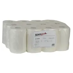 Rollenhandtuchpapier, 2-lagig, hochweiß ST-88084 , 1 Packung = 12 Rollen (1 Rolle = 80 Meter)