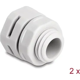 DeLock 60480 60480 Druckausgleichselement M12 Grau 2 Stück
