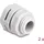 DeLock 60480 60480 Druckausgleichselement M12 Grau 2 Stück