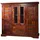 Massivmoebel24 Highboard 160 x 142 x 50 cm Braun