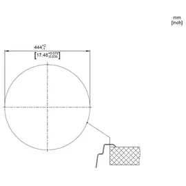 Blanco Rondosol Edelstahl Bürstfinish + Stopfenventil