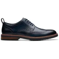 Clarks Herren Aldwin Limit, Navy Leather, 47 EU