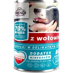 Frendi Piece in delikater Sauce mit Rindfleisch, 400g.