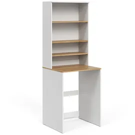 Vicco Waschmaschinenschrank Viktor, Weiß/Artisan, 66 x 88.2 cm 2 Teile mit Regal,