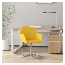 vidaXL Bürostuhl Drehbar Stoff Hellgelb