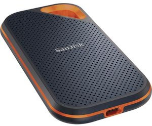 SanDisk Festplatte Extreme Pro Portable SSD V2, 1,8 Zoll, extern, USB 3.1, schwarz, 1TB SSD