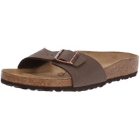 Birkenstock Madrid Birko-Flor Nubuk schmal mocca 45