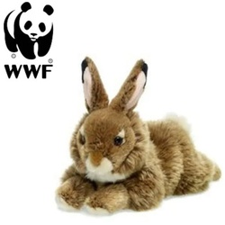 Plüschtier Hase (19cm, liegend) lebensecht Kuscheltier Stofftier Rabbit